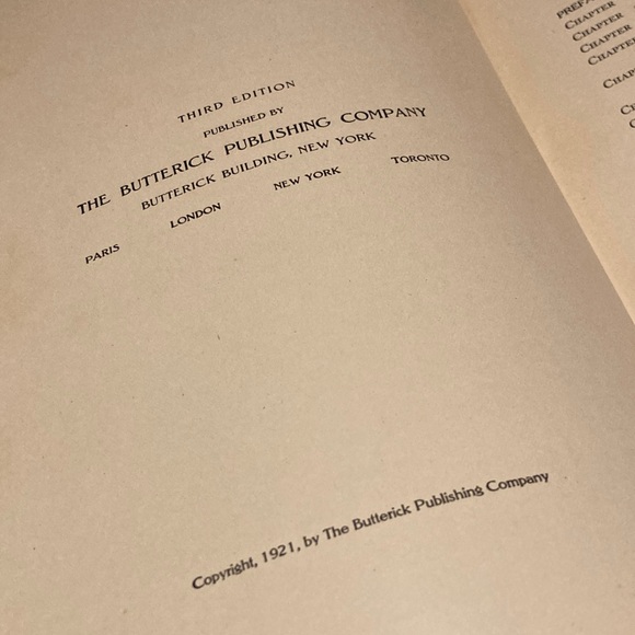 Antique 1921 The New Dressmaker Book Butterick Guide To Sewing And Tailoring - Picture 5 of 16